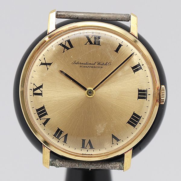 K18 金無垢 IWC シャフハウゼン 手巻き 本日限定価格 デッドストック級 稼働 手巻き IWC シャフハウゼン K18 トップのみ