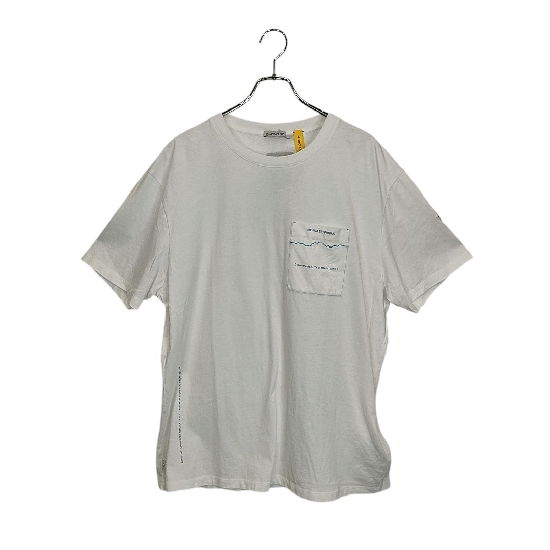 【MONCLER】Tシャツ ポケット付き コットン 藤原ヒロシ FRGMT MONCLER モンクレール ポケット 付き コットン 藤原ヒロシ FRGMT