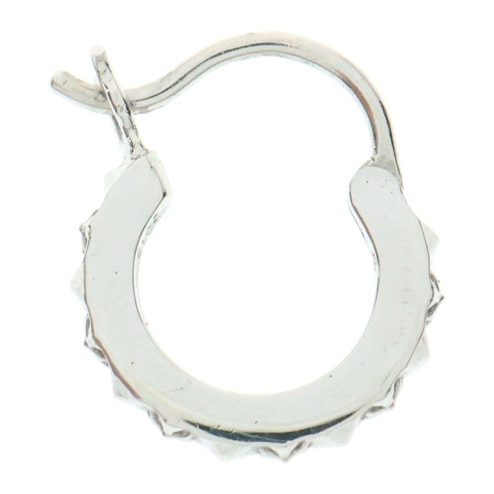 CHROME HEARTS クロムハーツ 18KWG HOOP TFP PNK PLS フープ トゥルーファッキンパンク プラスパンク ピアス ホワイトゴールド