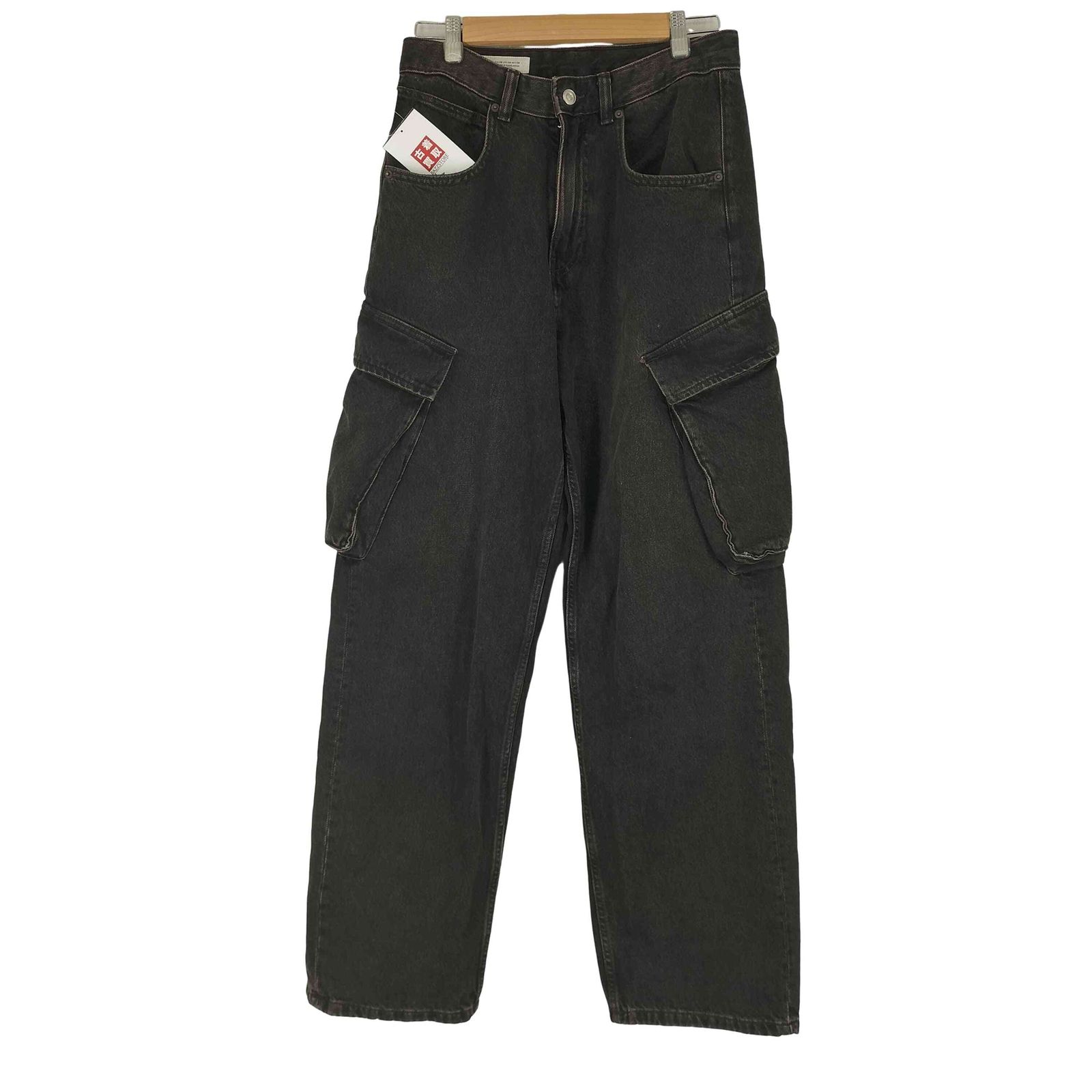 ザラ ZARA TOPSTITCHED CARGO JEANS メンズ US：28-29 