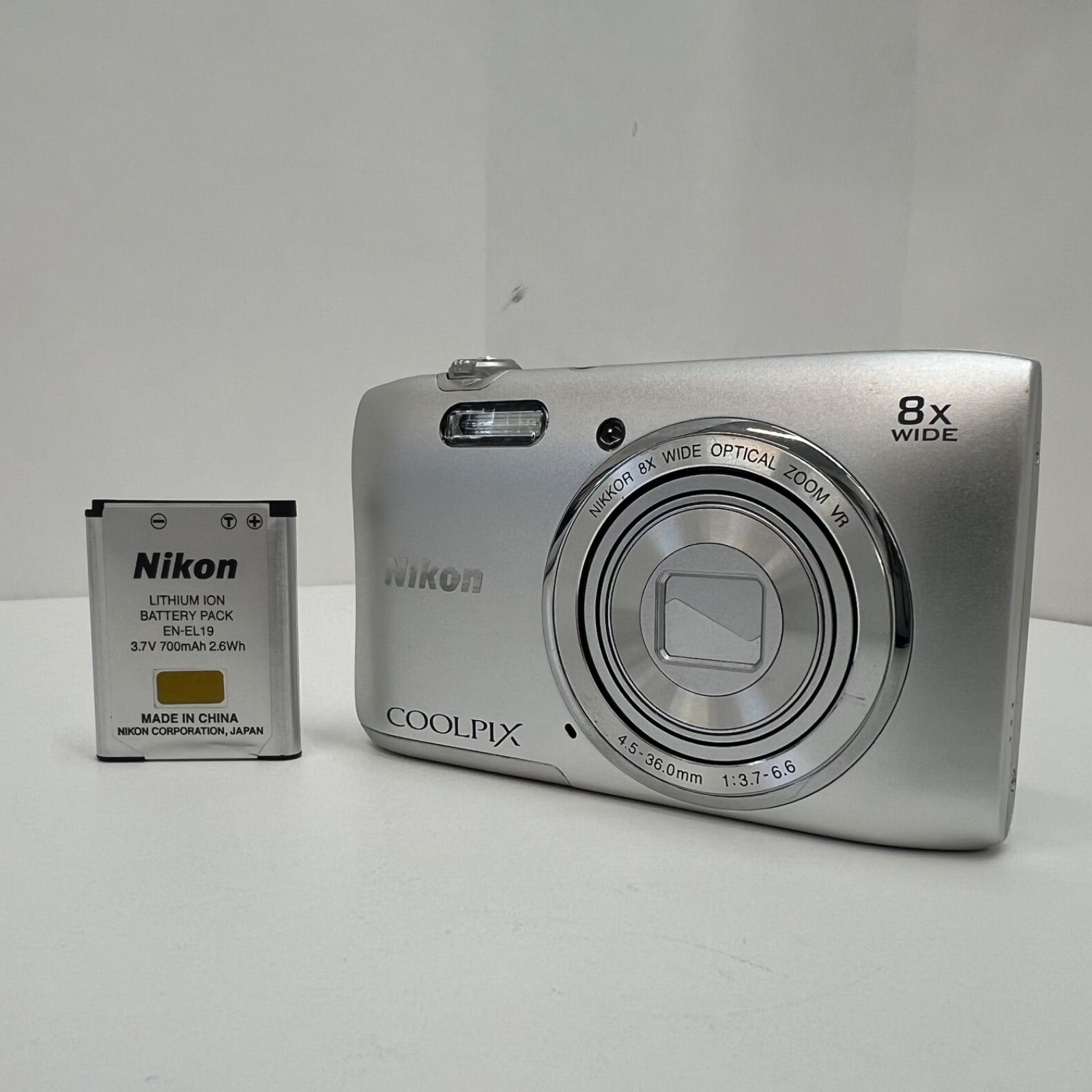 6-000025】 Nikon COOLPIX S3600 ニコン デジカメ - メルカリ