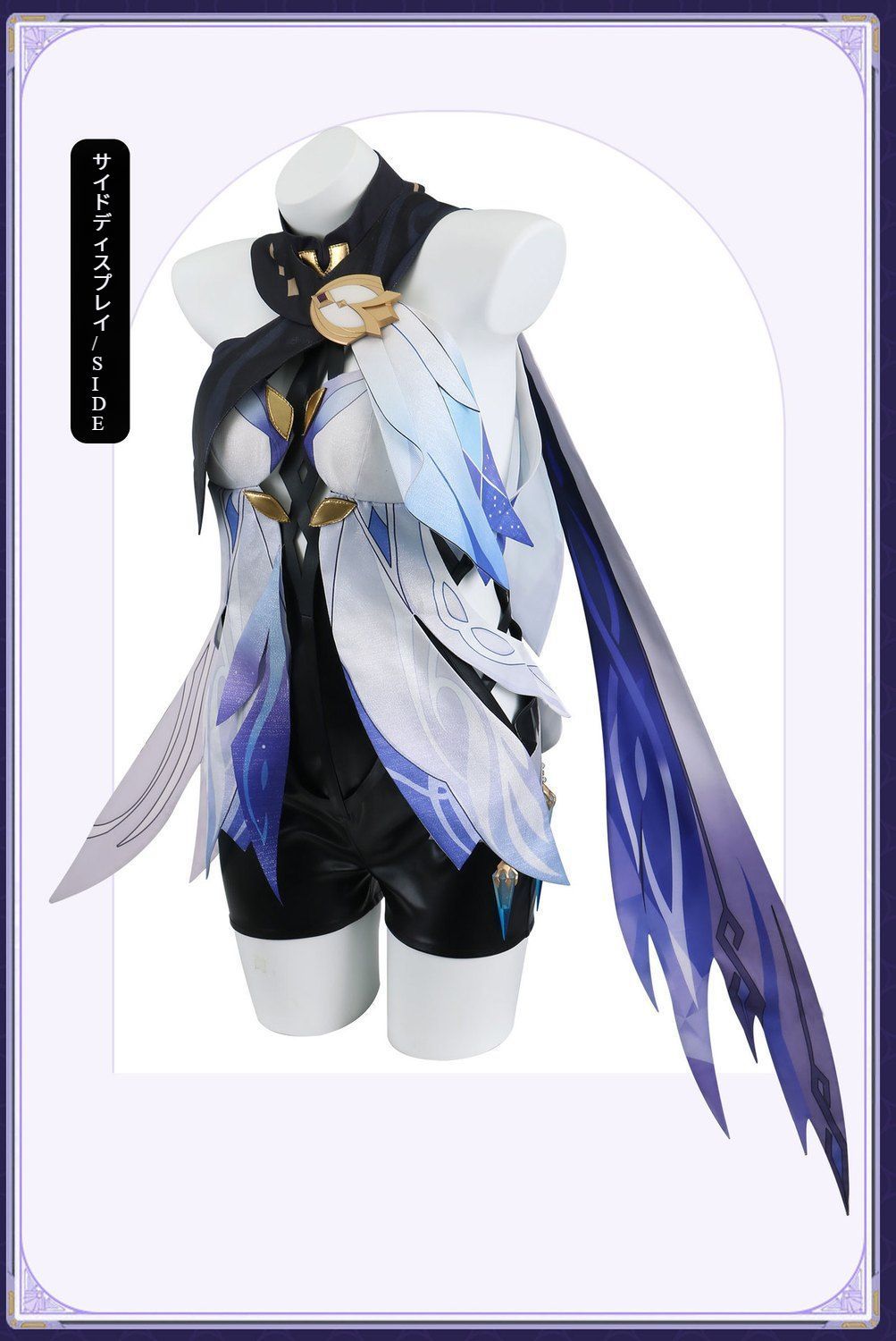 【即日発送可】原神　スカーク（新衣装）フルセット Amazon.co.jp: [KANKUXS] フルセット 衣装 +髪飾り 原神