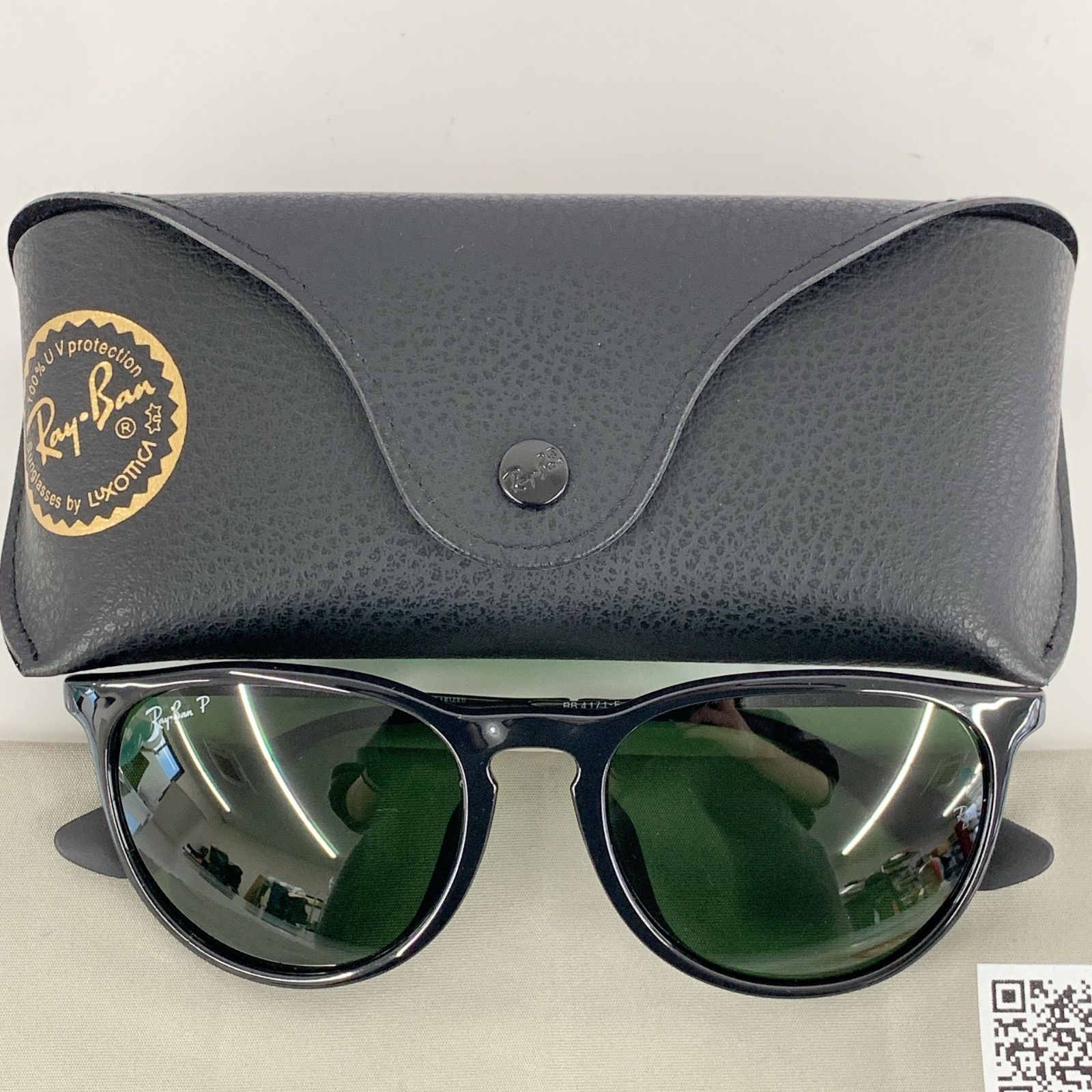 ￥Ray-Ban RB4171F ERIKA サングラス ブラック レンズ ブラックフレーム レイバン【ファッション】【1】