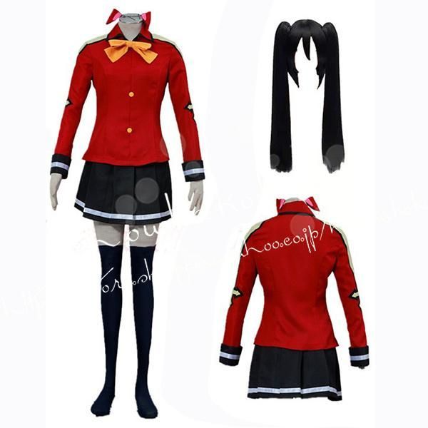 子供用大人用FAIRY TAIL フェアリーテイル風 ウェンディ マーベル コスプレ衣装 ウィッグ cosplay コスチューム仮装変装
