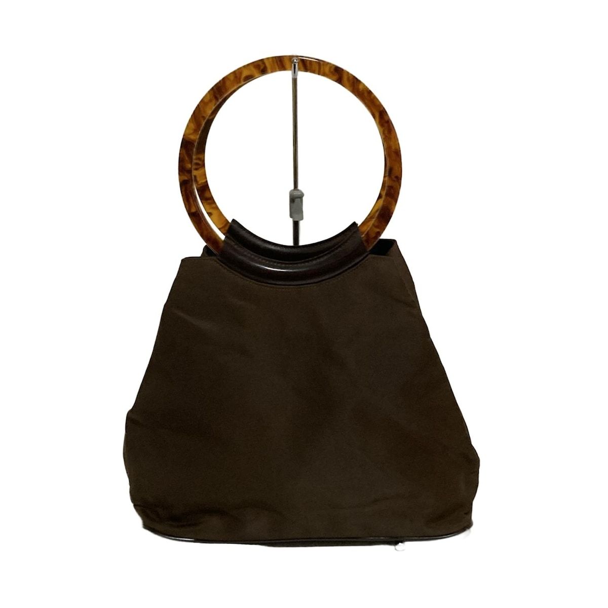 BARNEYS NEW YORK ダークブラウン トートバッグ BARNEYS NEW YORK