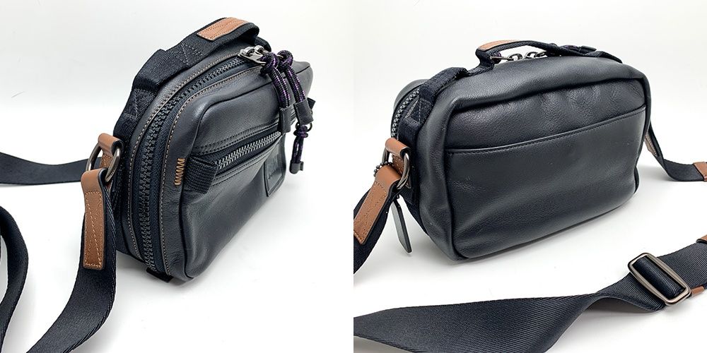 COACH コーチ 88308 黒 ブラック レザー ペイサー トップハンドル  