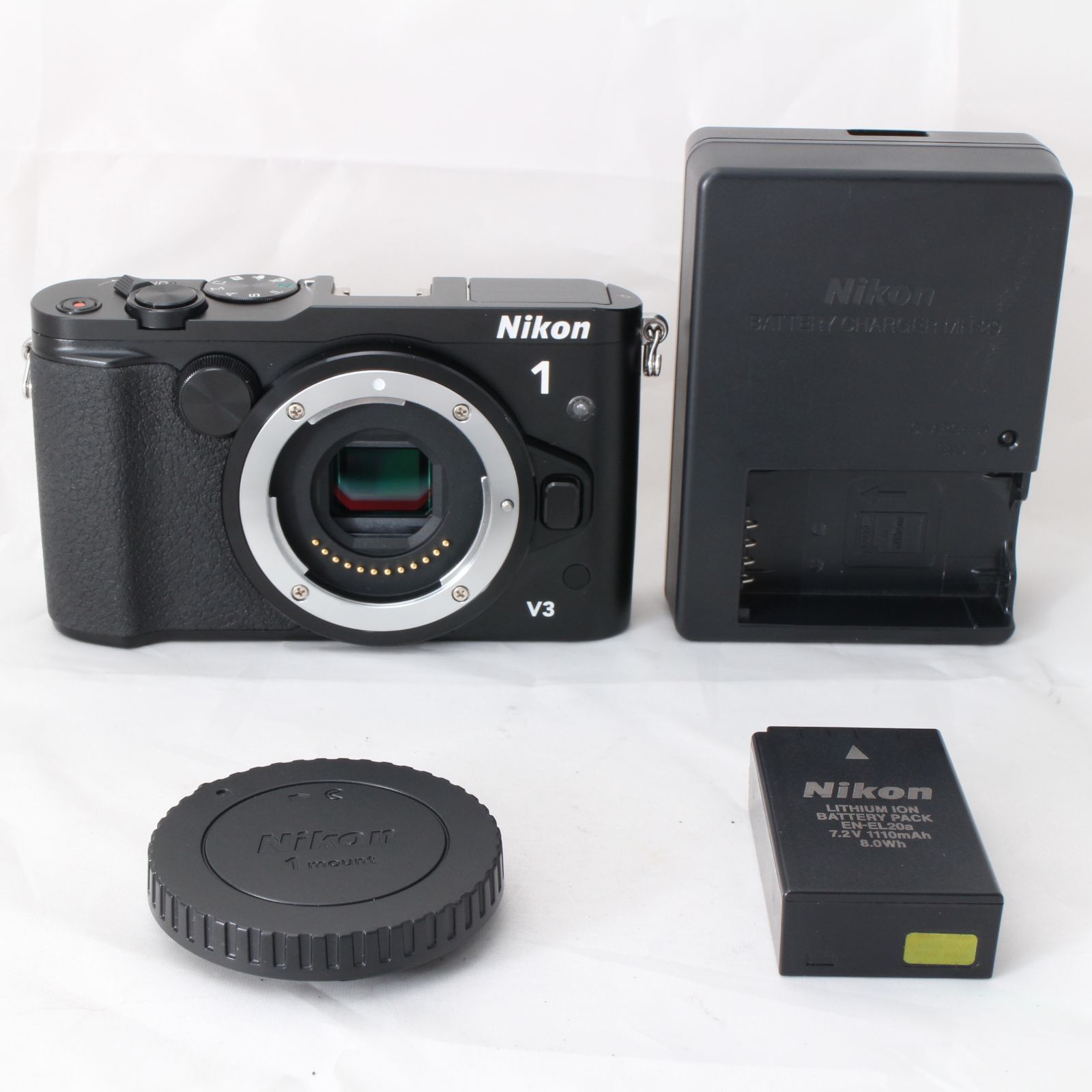 ニコン Nikon1 V3 ボディ ブラック ニコン Nikon1 V3 ミラーレス 一眼レフ カメラ 動作確認済