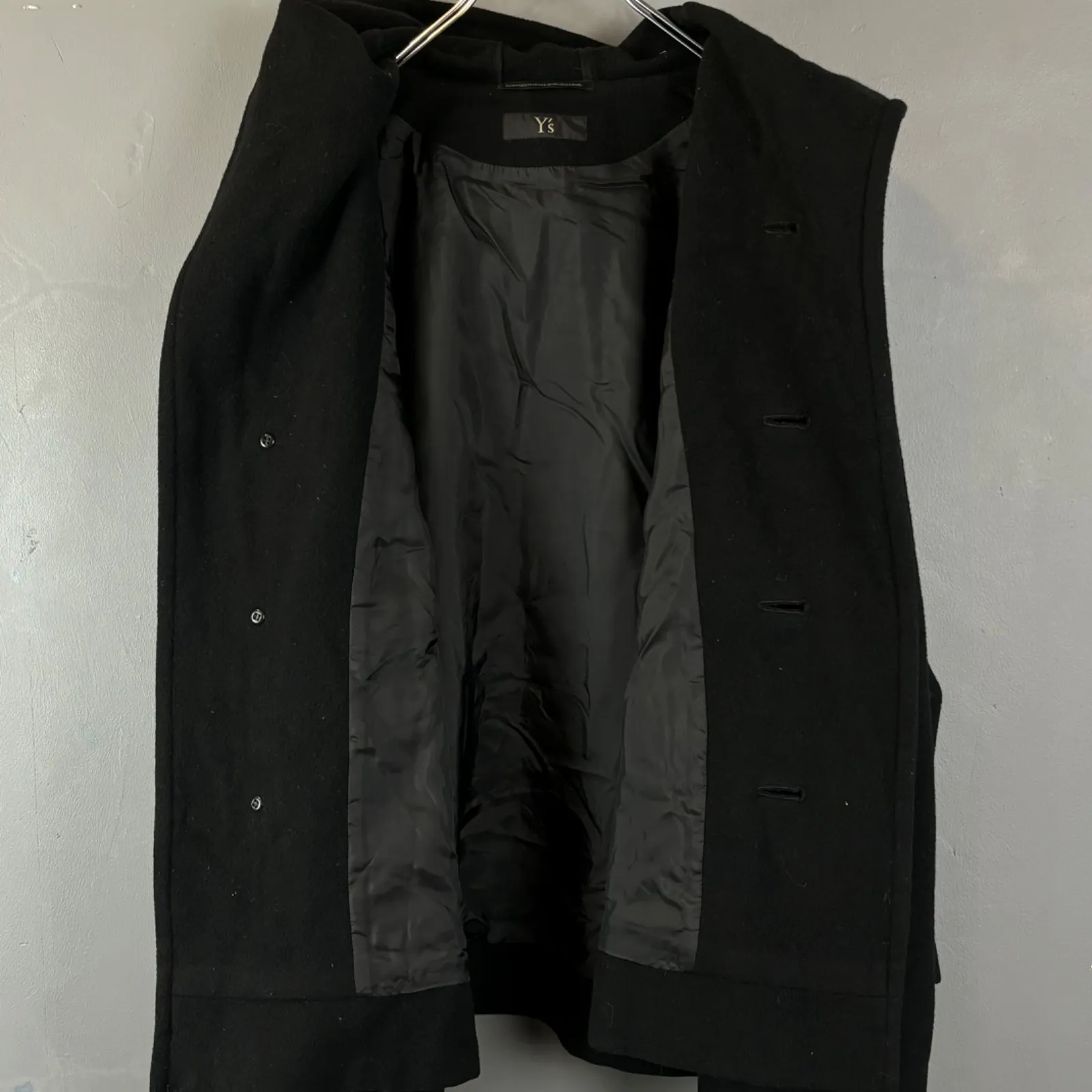 Y's ヨウジヤマモト ワイズ Pコート ウール Yamamoto Yohji 日本製