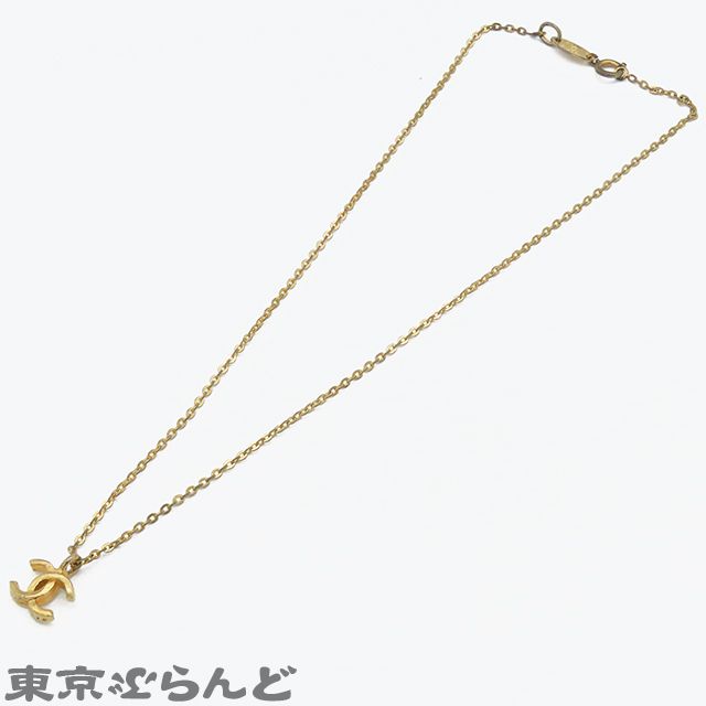 シャネル CHANEL ココマーク チェーンペンダント 376 ゴールド メタル