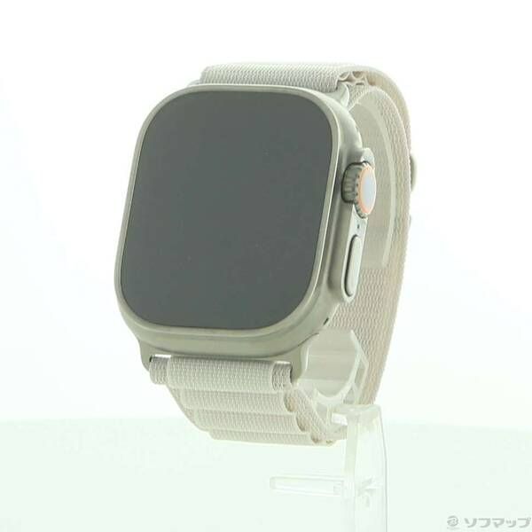 中古品〕Apple Watch Ultra GPS + Cellular 49mm チタニウム 中古品〕Apple Watch Ultra GPS + Cellular 49mm チタニウム