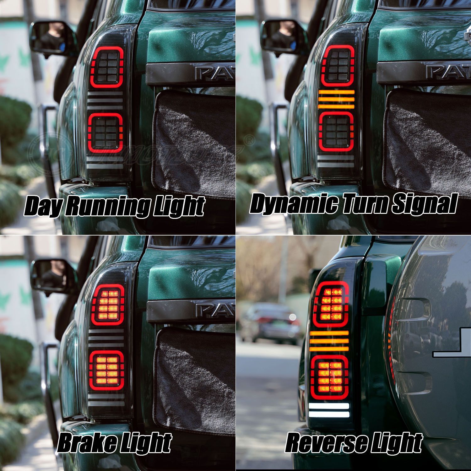 日産 途楽Y61 Patrol 05-22モデルLEDテールライトアセンブリ 10.10LY158再 げ FFCRYSTALESIA_COM