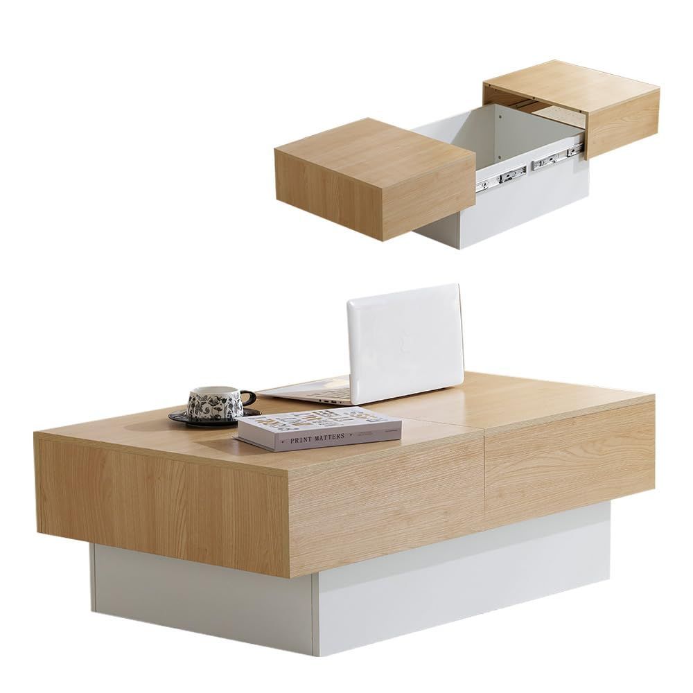 一人暮らし 収納テーブル シンプル 簡単開閉 大容量 おしゃれ センターテーブル 収納付き 木製 ローテーブル オーエスジェイ OSJ