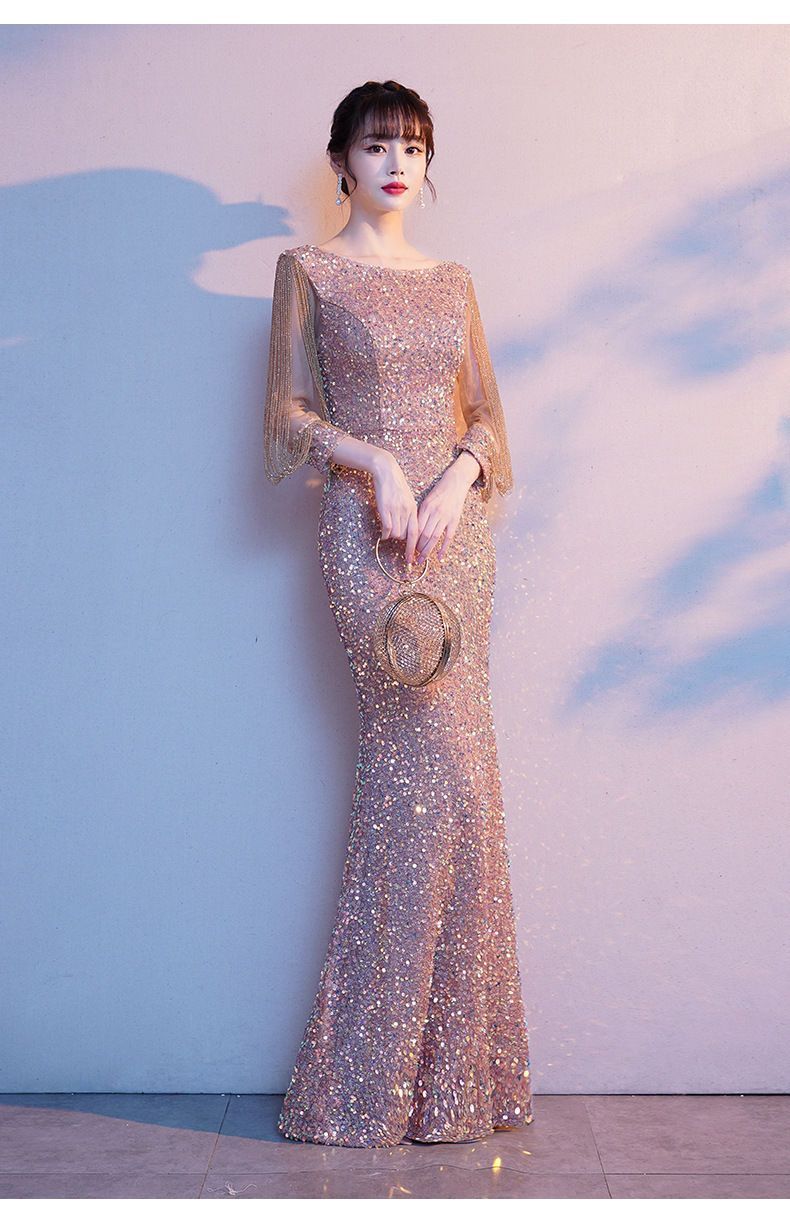 ロングドレス 袖あり 演奏会 カラードレス 花嫁 カクテルドレス 安い 結婚式 ピンク イブニングドレス 二次会 発表会 パーティードレス コンサート 大きいサイズ カラードレス 長袖 青 ロングドレス 演奏会 パーティー