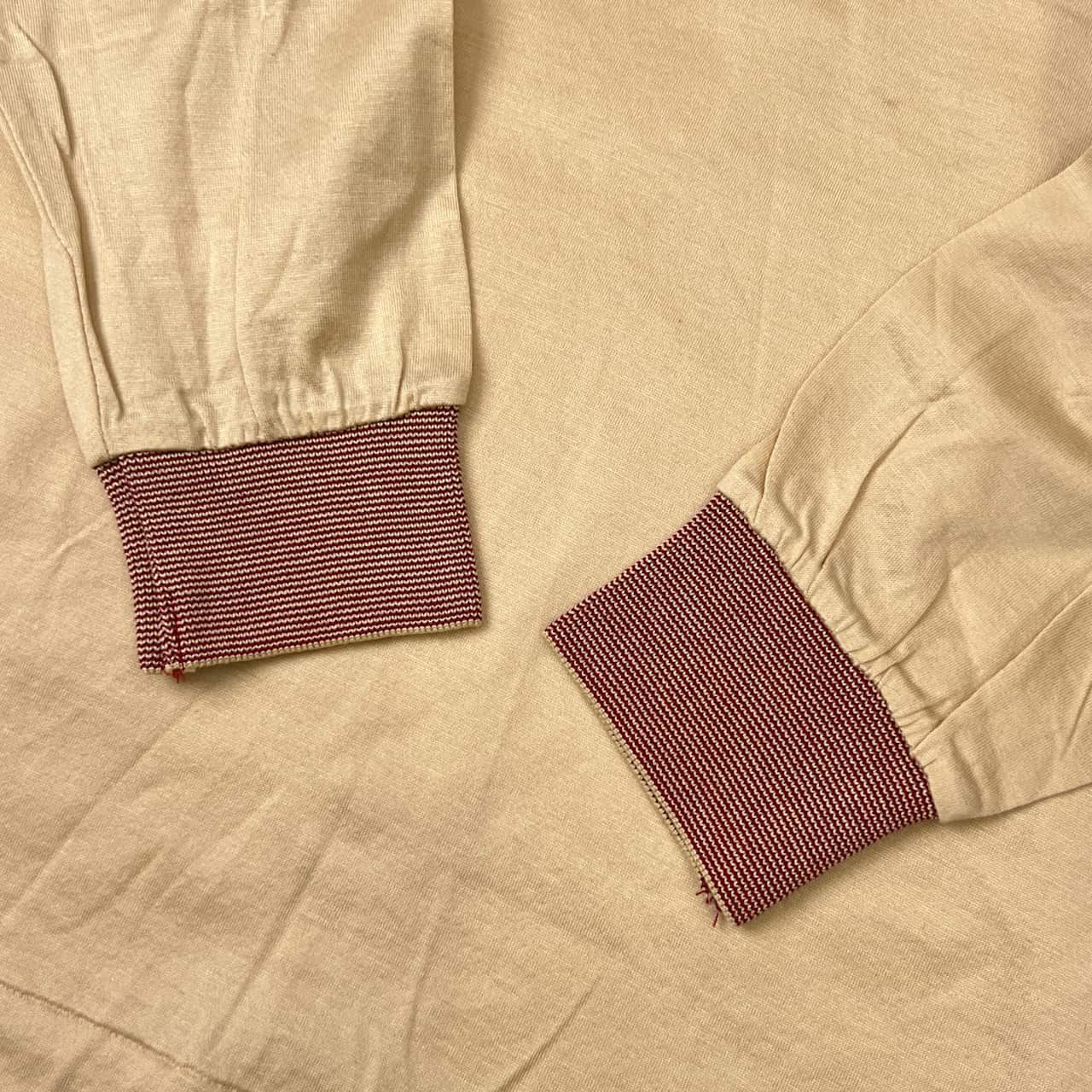 TRUSSARDI SPORT トラサルディ スポーツ 長袖ポロシャツ 42/ベージュ系