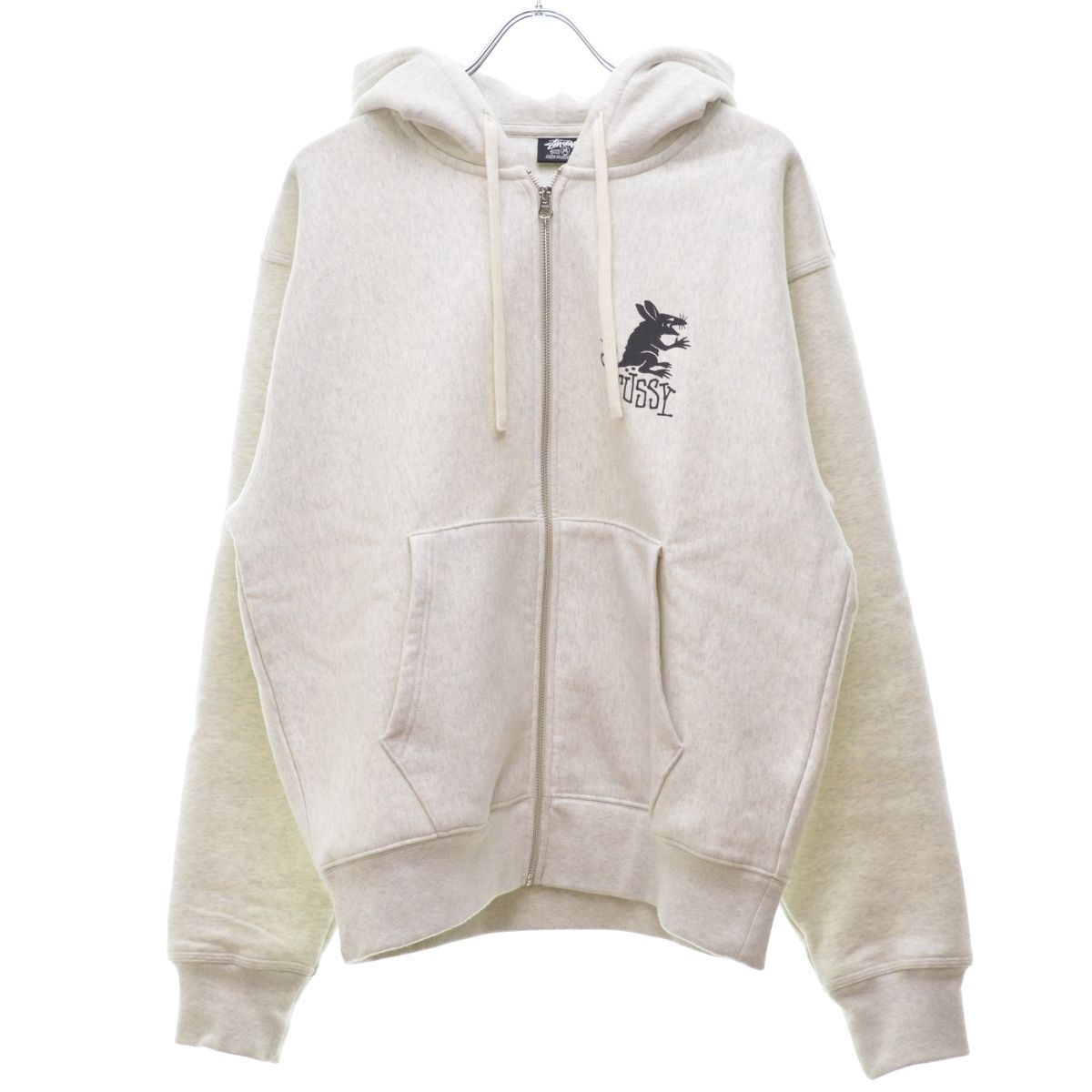 STUSSY】22AW RAT ZIP HOODIE Ash Heather - メルカリ 