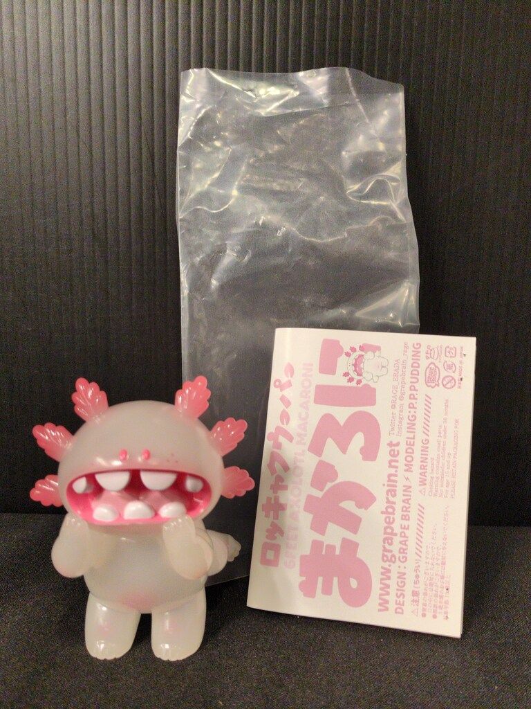 GRAPE BRAIN ロッキャクウーパー まかろに 乳白成型/白/ピンク