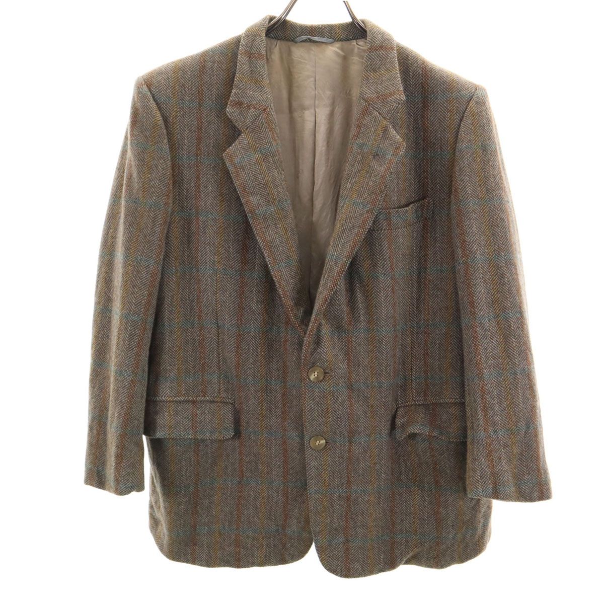 【美品】ディオール Dior ツイードテーラードジャケット 9号　M Christian Dior MONSIEUR クリスチャンディオール ムッシュ 90s