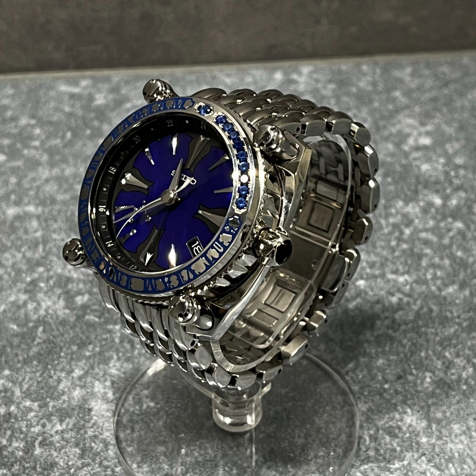 ◎J245 SEIKO ガランテ ブルーローズ 50本限定 セイコー 5R66-0BA0 GALANTE (rt)