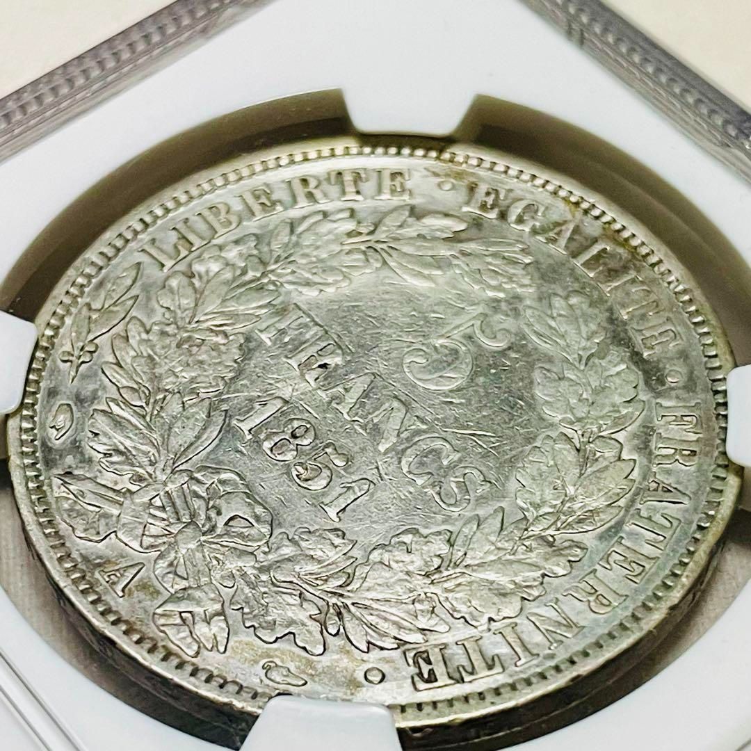 セレス女神 フランス 5フラン 大型銀貨 1851 NGC VFDETAILS - メルカリ