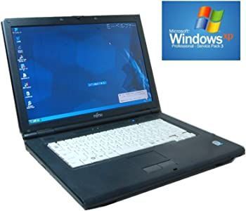 【中古】中古ノートパソコン   WINDOWS XPソフトに最適 ＸＰがさくさく動作 富士通 FUJITSU ＤＶＤ (2Gメモリ−)