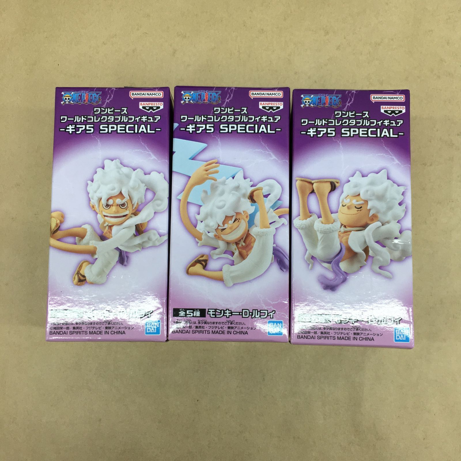 3個セット】ONE PIECE ワンピース ワーコレ ニカ フィギュア