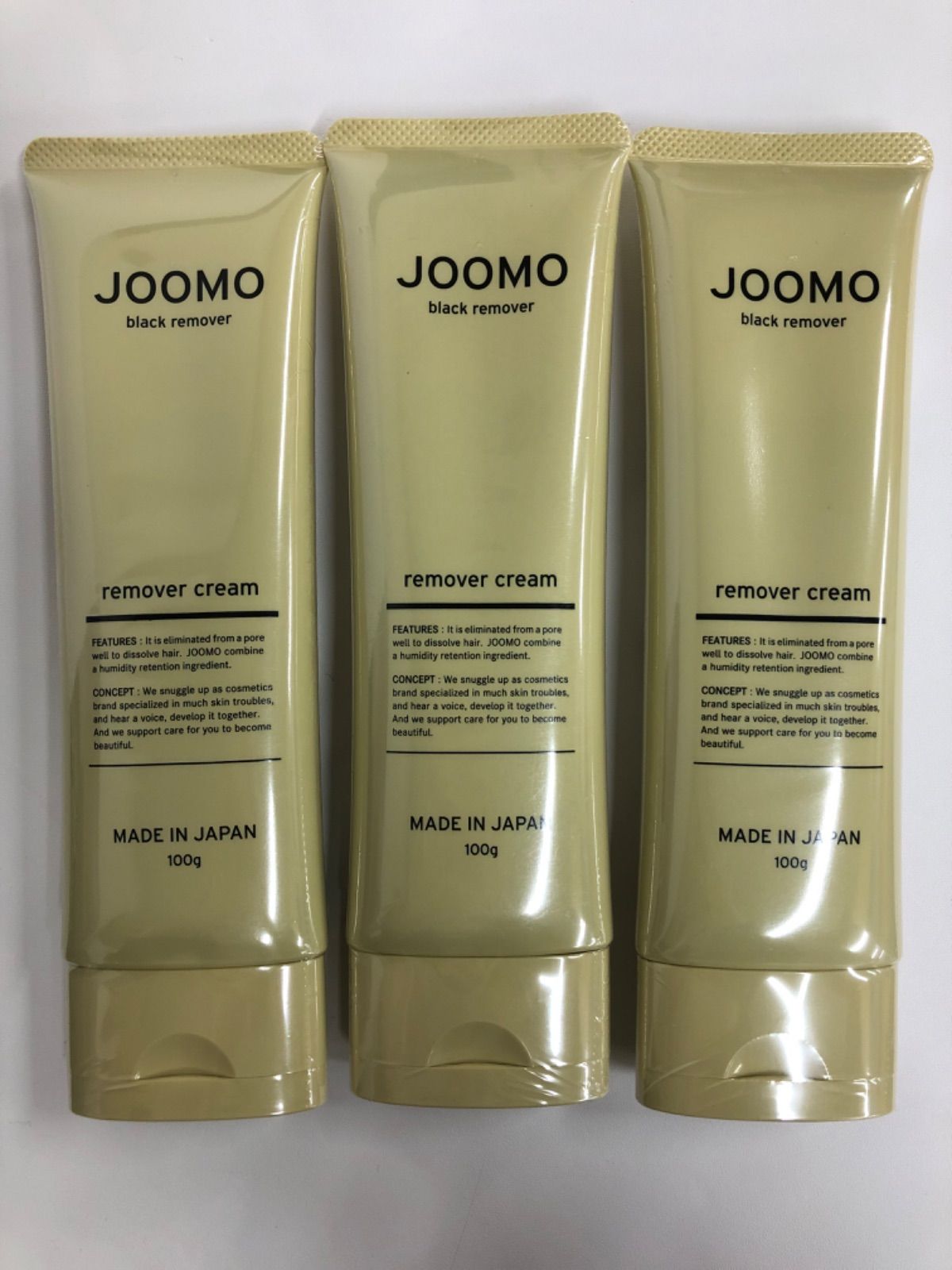 D1253 K JOOMO ブラックリムーバーSM-N 除毛クリーム 100g 3点セット