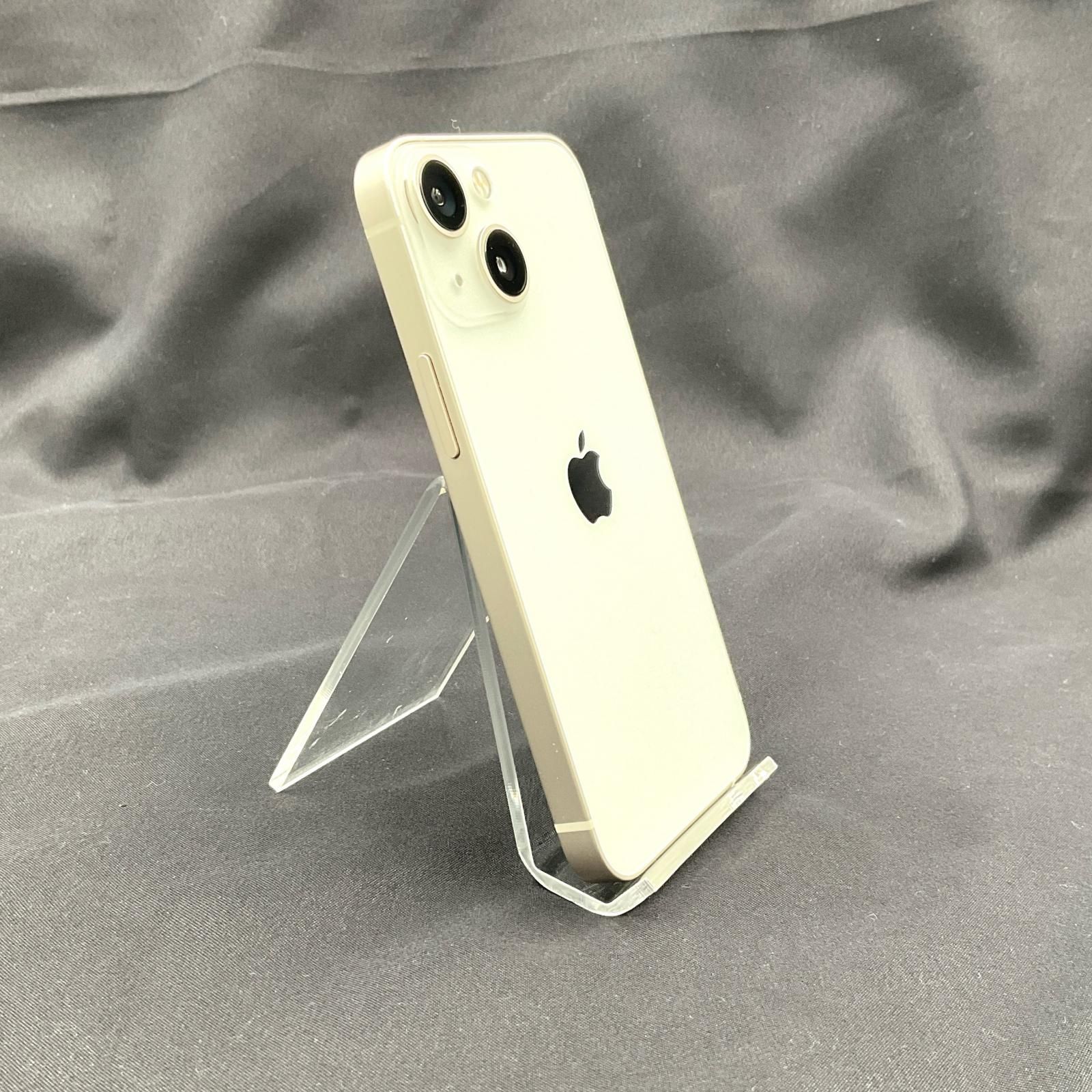 【全額返金保証】【最速発送】Apple iPhone 13 mini 128GB スターライト SIMフリー 美品 動作確認済 92%