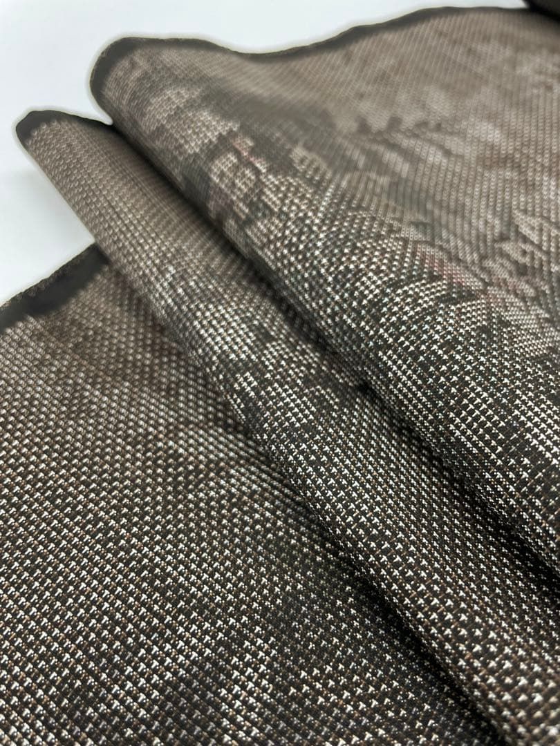 本場大島紬 古代染色 純泥染 通産大臣指定伝統的工芸品 くぼた 正絹