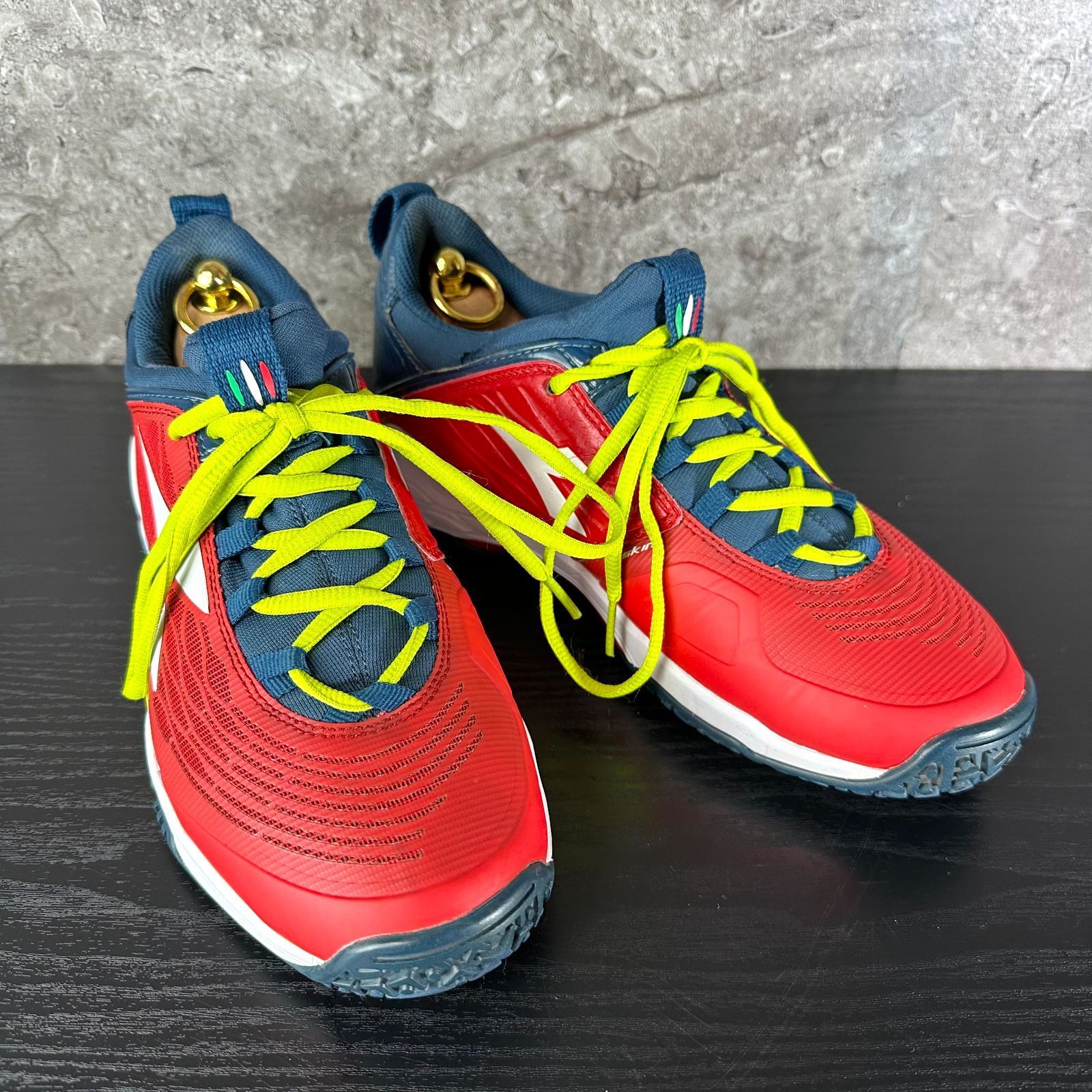 入手困難 ディアドラ スピード ブルーシールド フライ2 テニスシューズ 美品 S307 入手困難 美品 DIADORA ディアドラ ブルーシールド