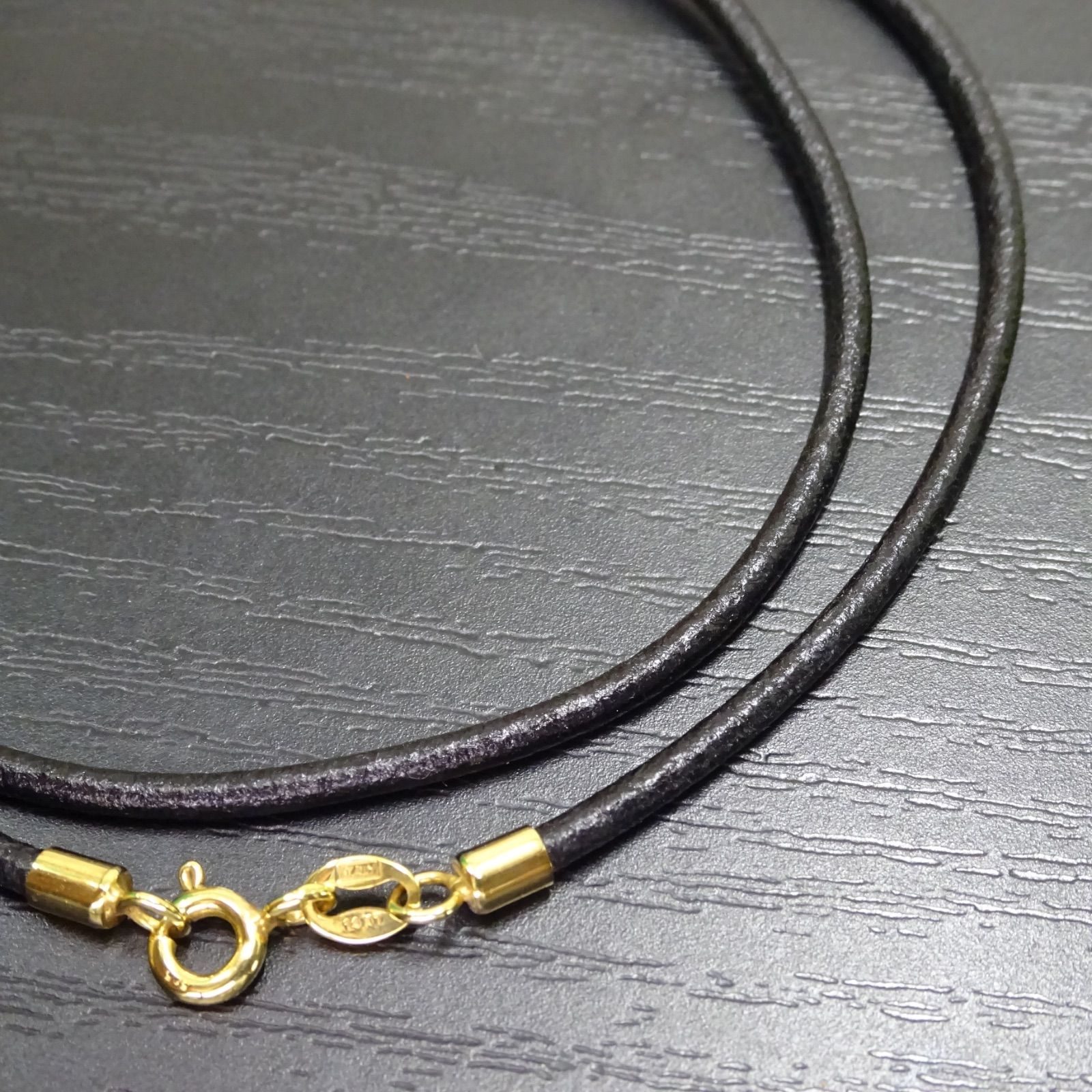 14金 14KT (K14) ゴールド GOLD 585 イタリアンジュエリー レザー 革 2 