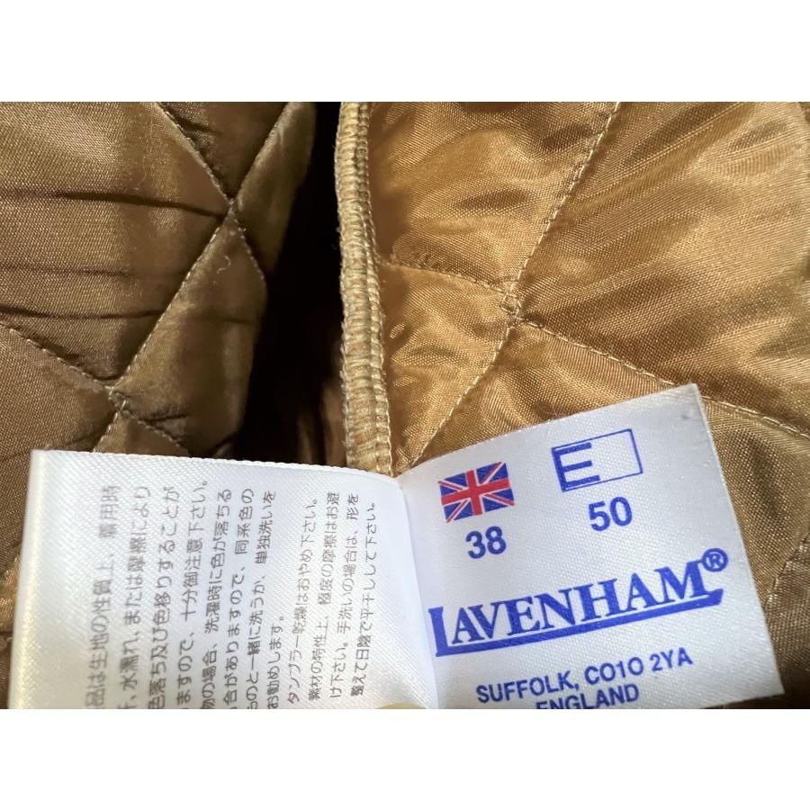 レディース 英国製 ラベンハム HALSTEAD ロング丈 キルティング コート 38 ジャケット LAVENHAM ハルステッド フード着脱