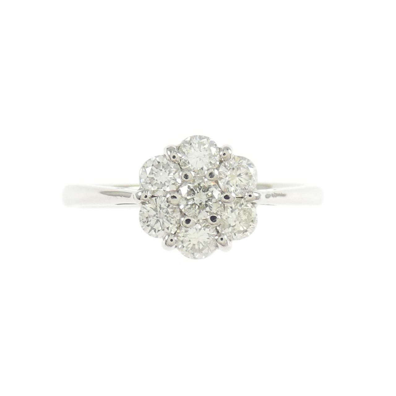 GSTV Pt950 ダイヤ リング 0.45ct GSTV PT950 ダイヤモンド リング D