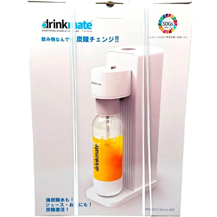 炭酸水メーカー ドリンクメイト drinkmate DRM1019 WHITE - キッチン/食器