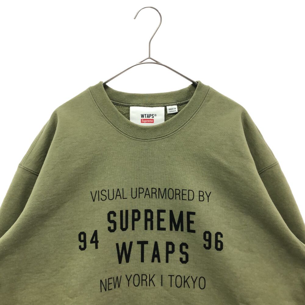 Supreme × WTAPS Crewneck スウェット supreme × wtaps】21aw crewneck