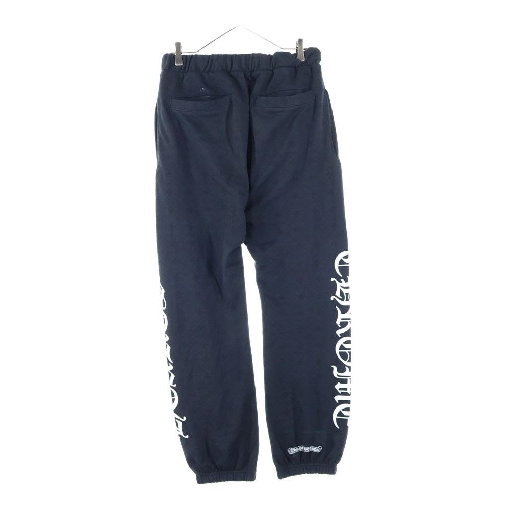 CHROME HEARTS クロムハーツ SWEAT PANTS サイドロゴ CHプラス総柄 スウェットロングパンツ ブラック