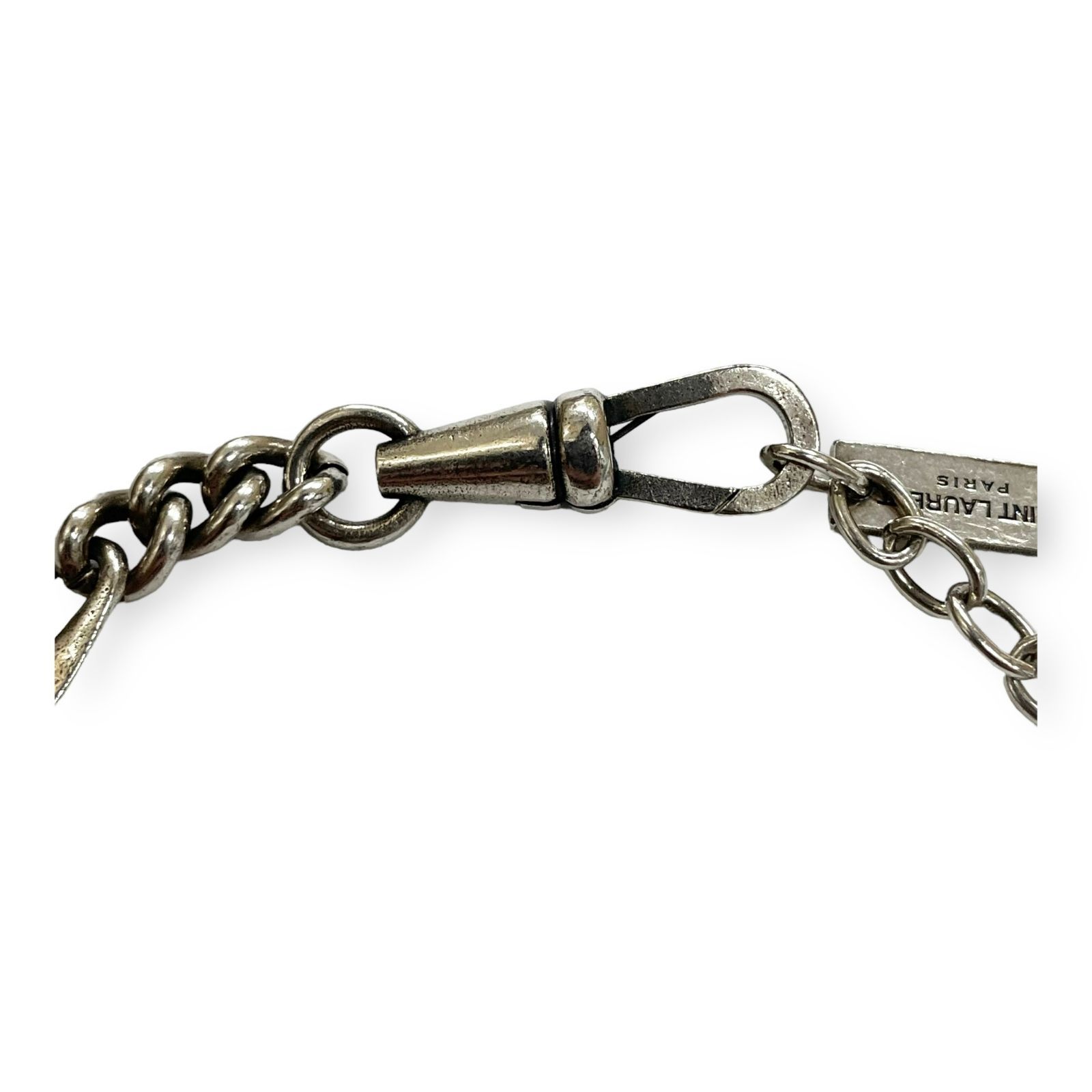 定価49500円 SAINT LAURENT スクロール チェーン ブレスレット サン