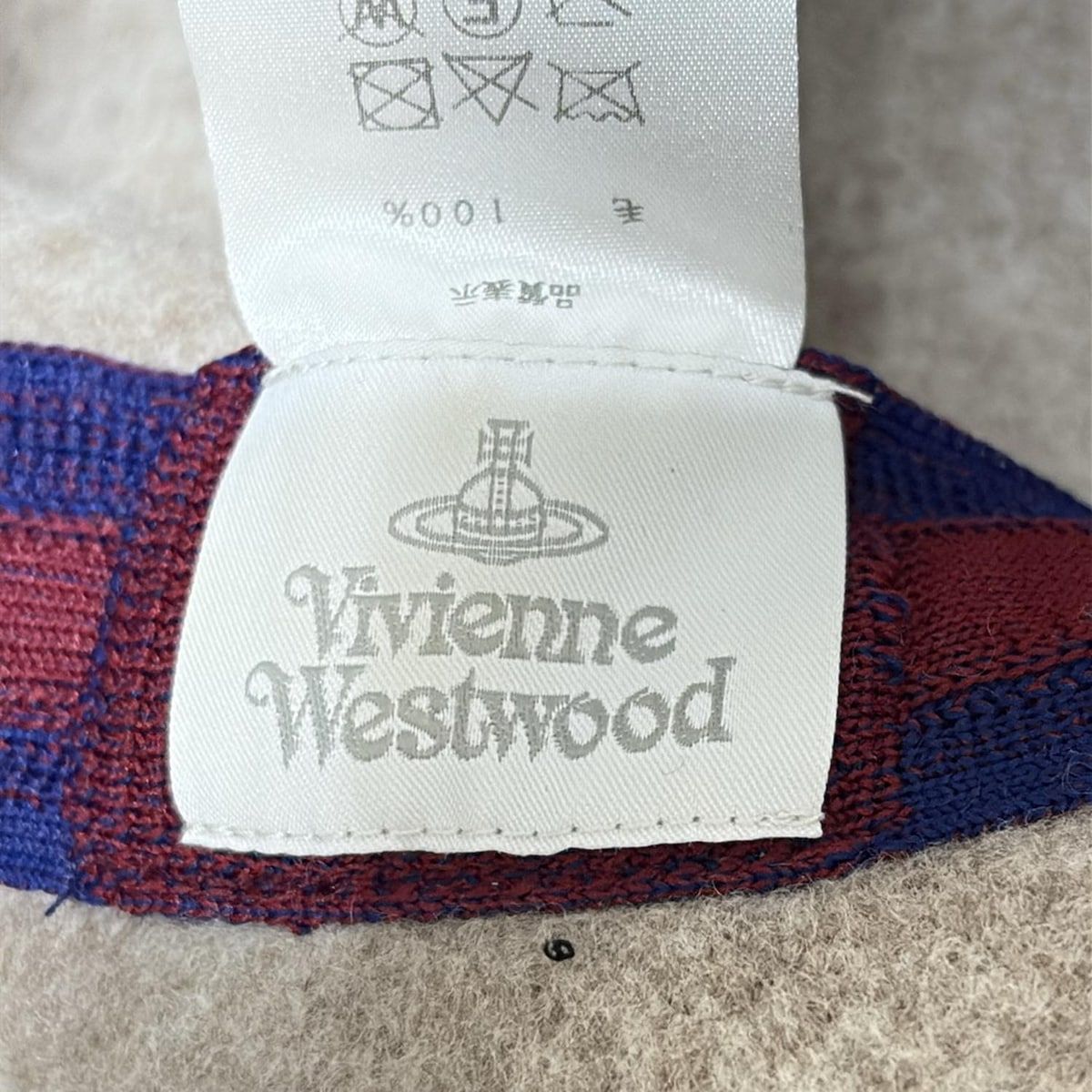 【美品】Vivienne Westwood チェック トラッカーハット Mサイズ 美品】Vivienne Westwood チェック トラッカーハット Mサイズ