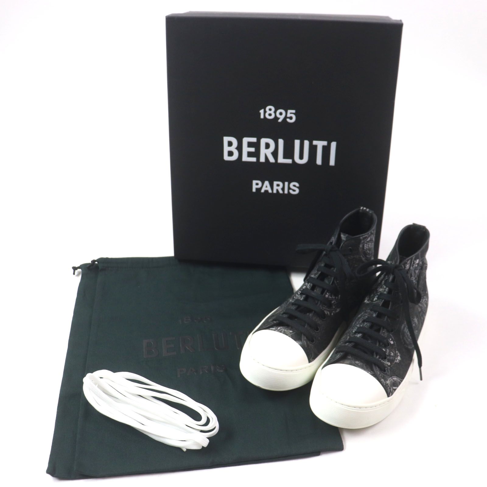 美品▽BERLUTI ベルルッティ プレイグラウンド クレストロゴ 美品▽BERLUTI ベルルッティ プレイグラウンド クレストロゴ