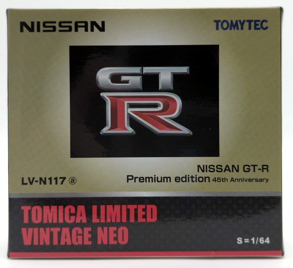 トミーテック TOMICA LIMITED VINTAGE NEO 日産GT-R プレミアムエディション 45th ANNIVERSARY (ゴールド) LV-N117a