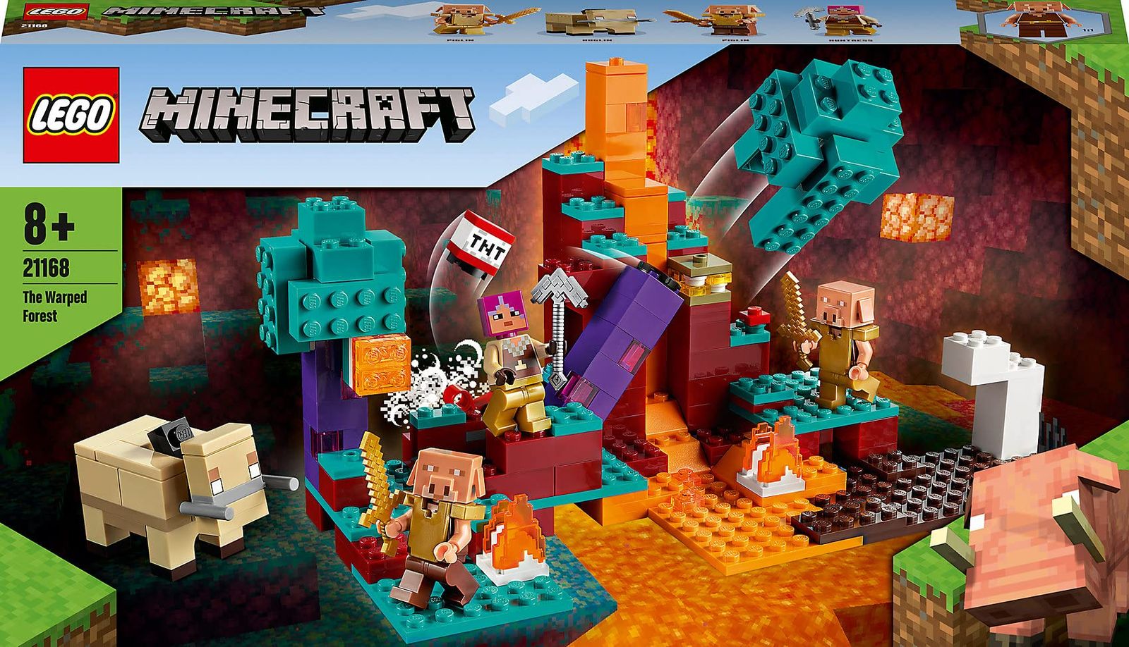 【迅速発送】レゴ (LEGO) おもちゃ マインクラフト ゆがんだ森 男の子 女の子 マイクラ Minecraft 子供 グッズ ゲーム 玩具 知育玩具 誕生日 プレゼント ギフト レゴブロック 21168 8歳 ～