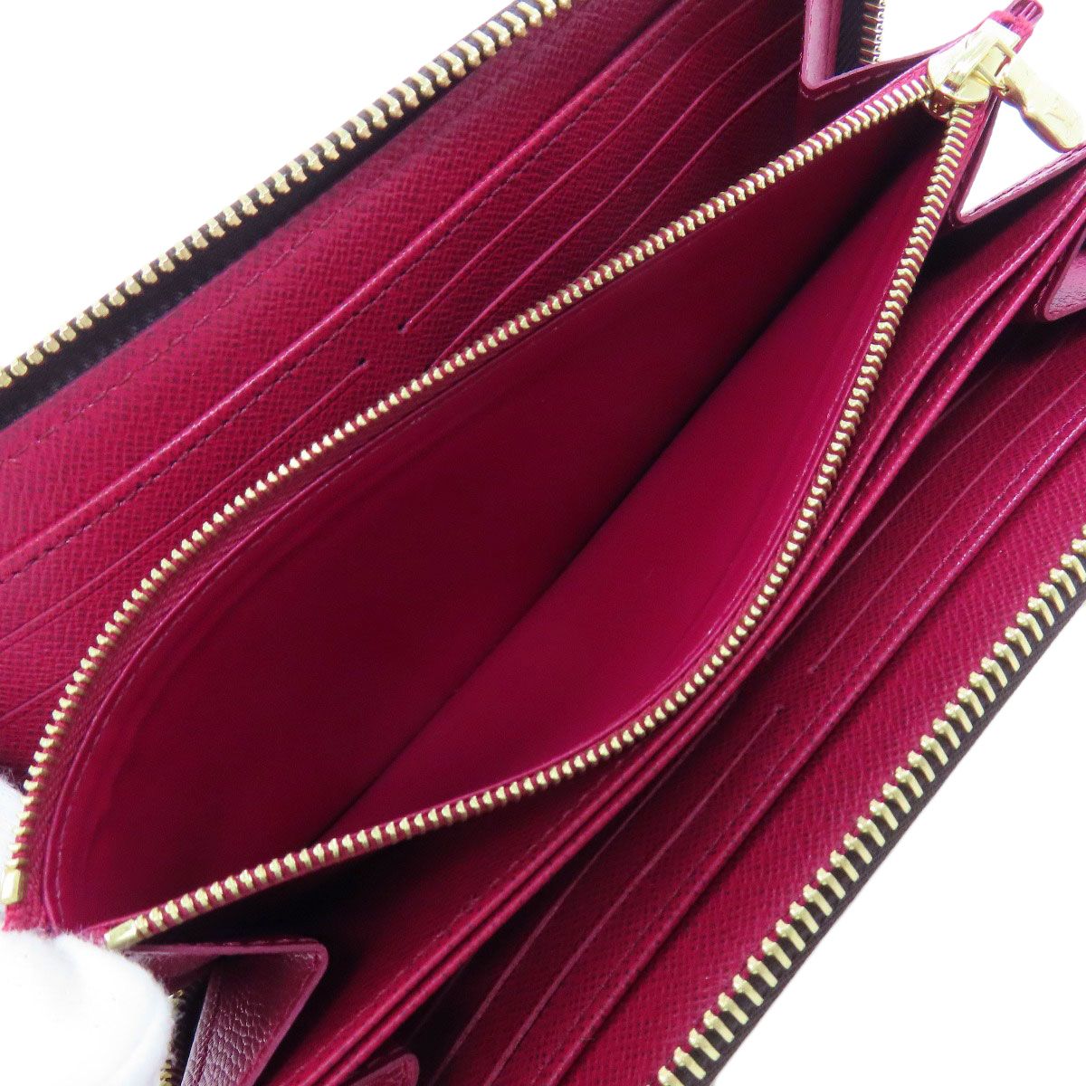 ルイ ヴィトン◎フューシャ モノグラム ラウンドファスナ