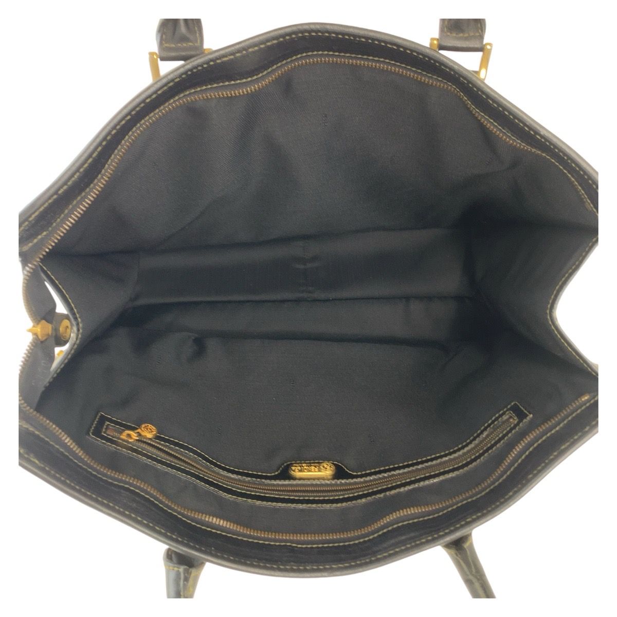 FENDI ビジネスバッグ レザー ハンドバッグ A4可能 B105【本革】FENDI