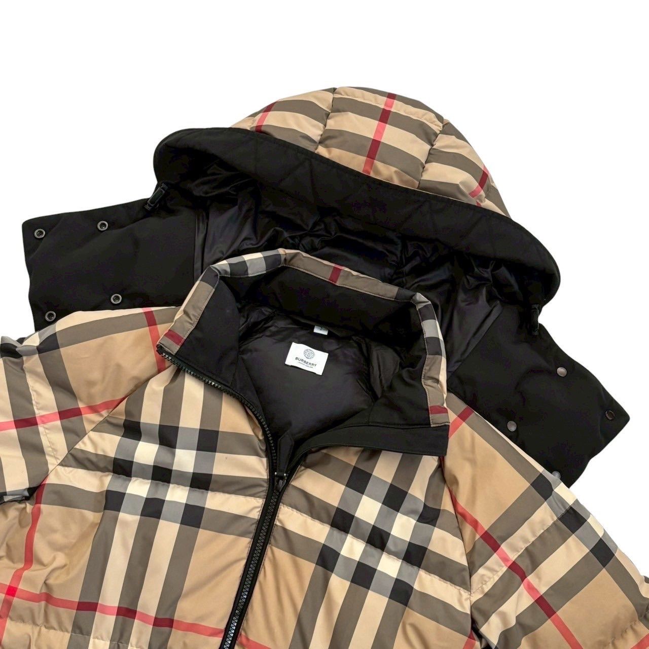 BURBERRY バーバリー パディングジャケット 茶系 黒 リバーシブル 