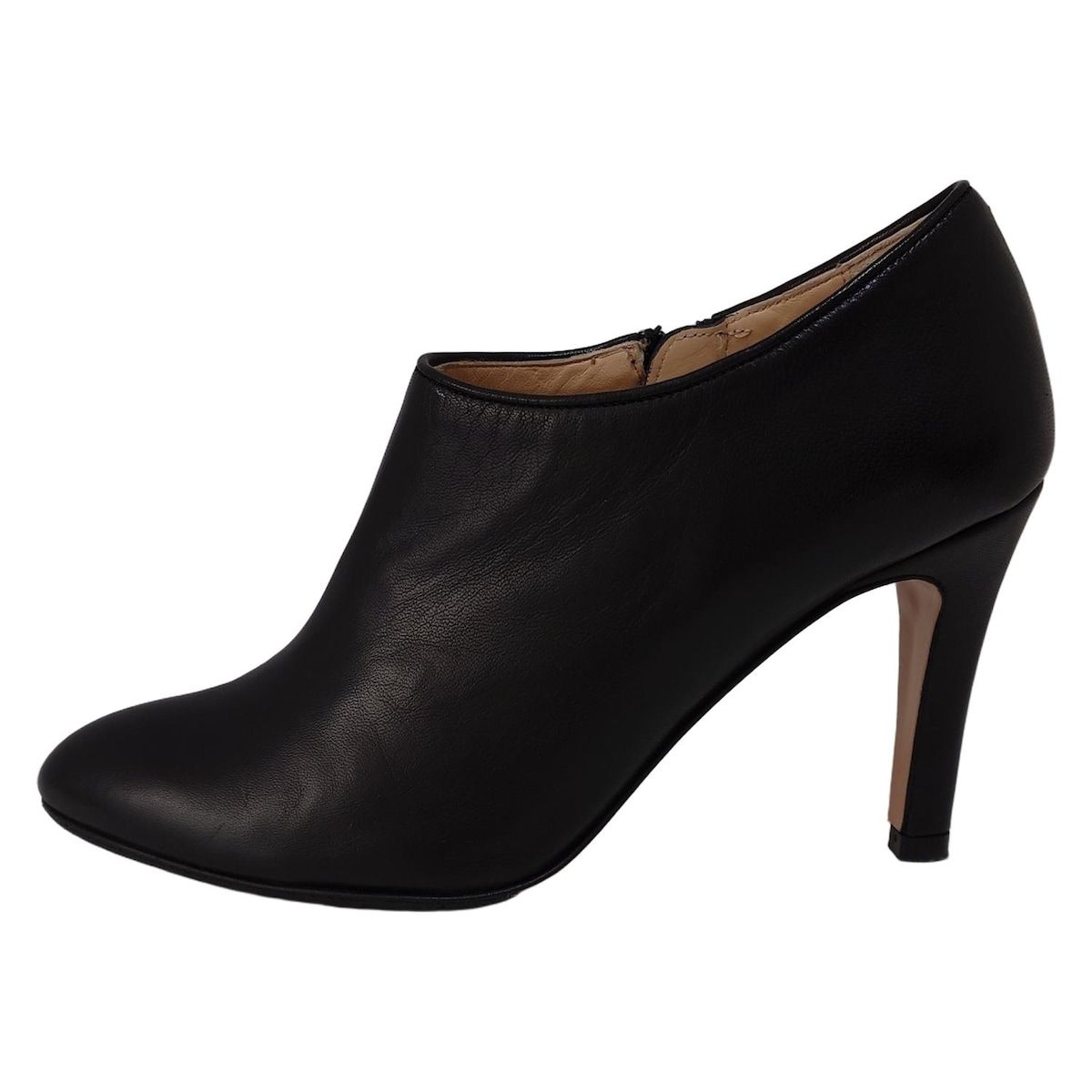 BARNEYSNEWYORK バーニーズ ブーティ 35 レディース - 黒 アウトソール張替済 レザー