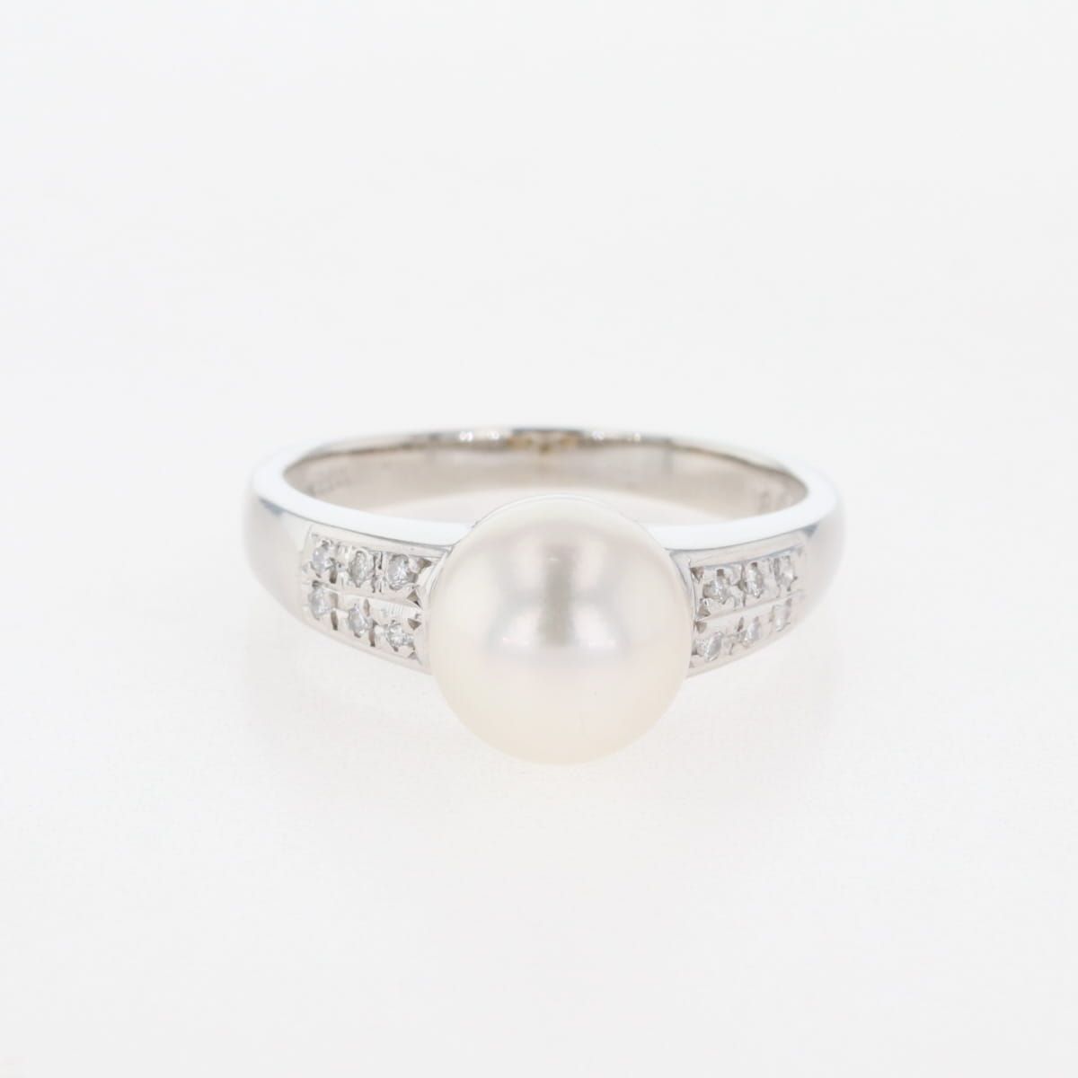 パール デザインリング 約12号 Pt900