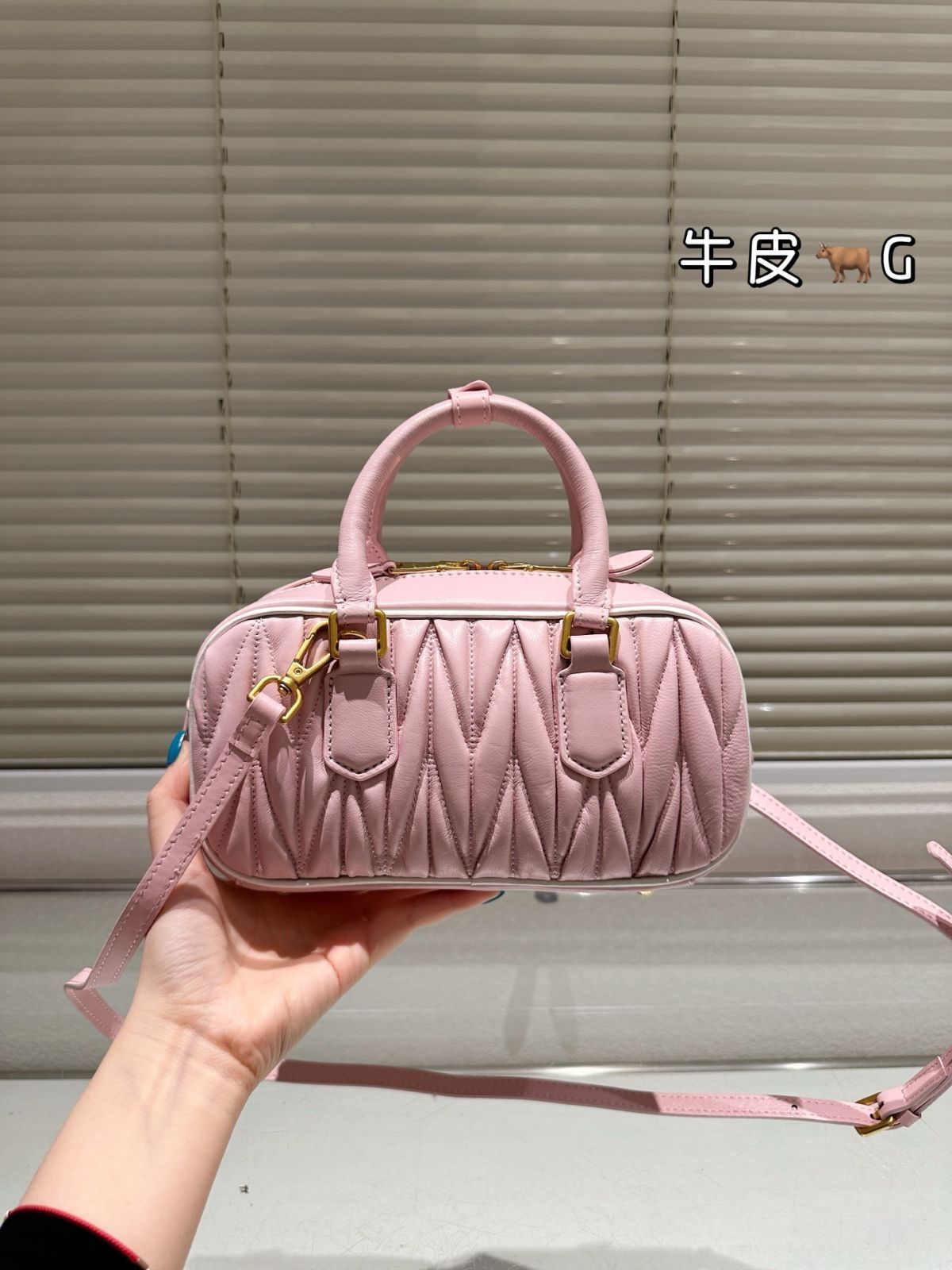 今日特価】Miu Miu SS25 Bowling Bag ミュウミュウ 2025 春夏