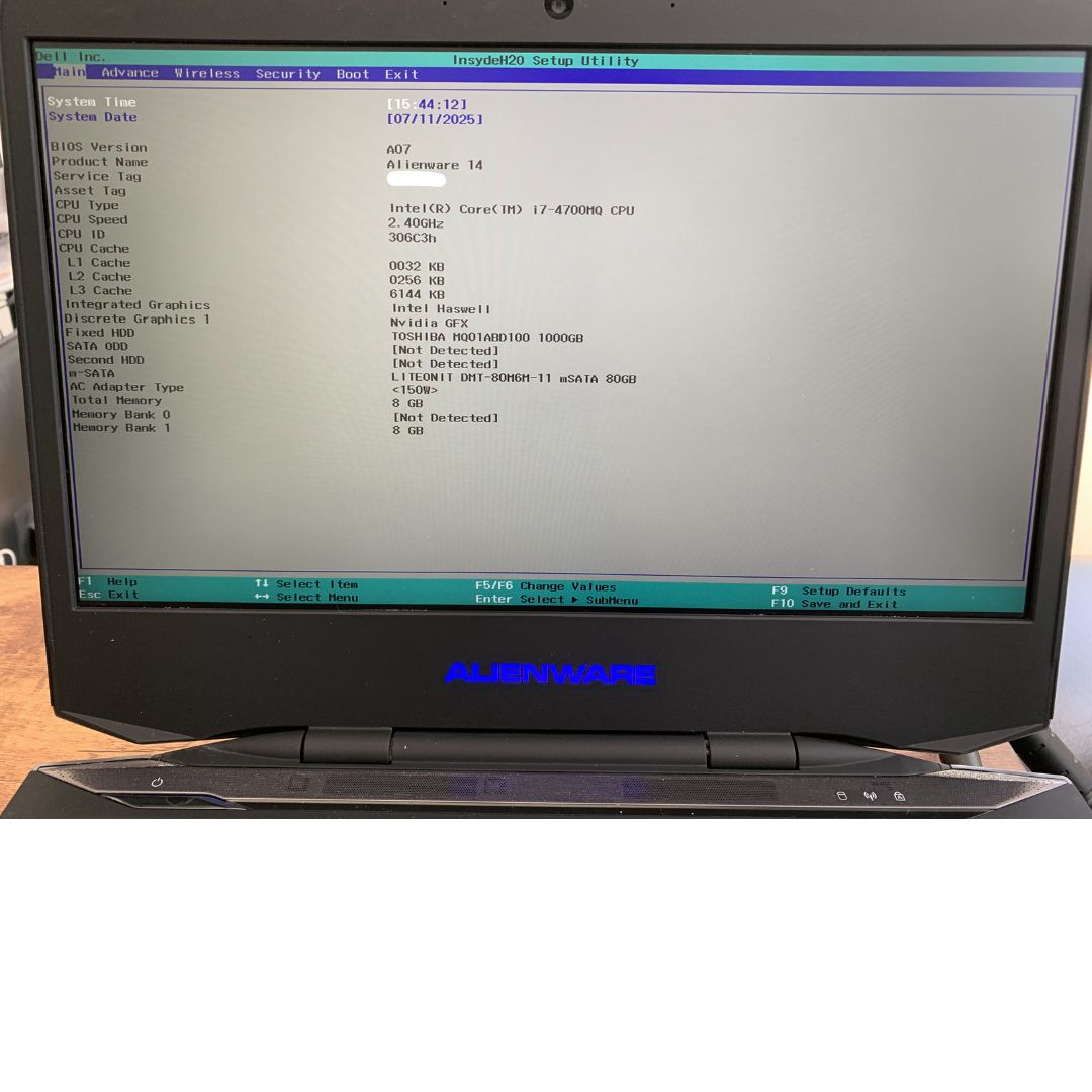 ジャンク】DELL Alienware 14 i7 SSD/メモリなし - メルカリ
