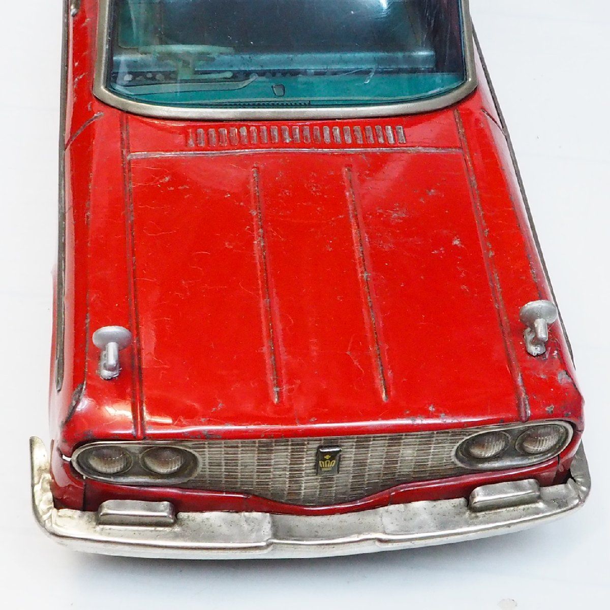 米澤玩具【2代目トヨペット クラウン デラックス TOYOPET CROWN DELUX赤レッド特大】ブリキtin toy  car自動車Yonezawaヨネザワ【箱無】0287 - メルカリ