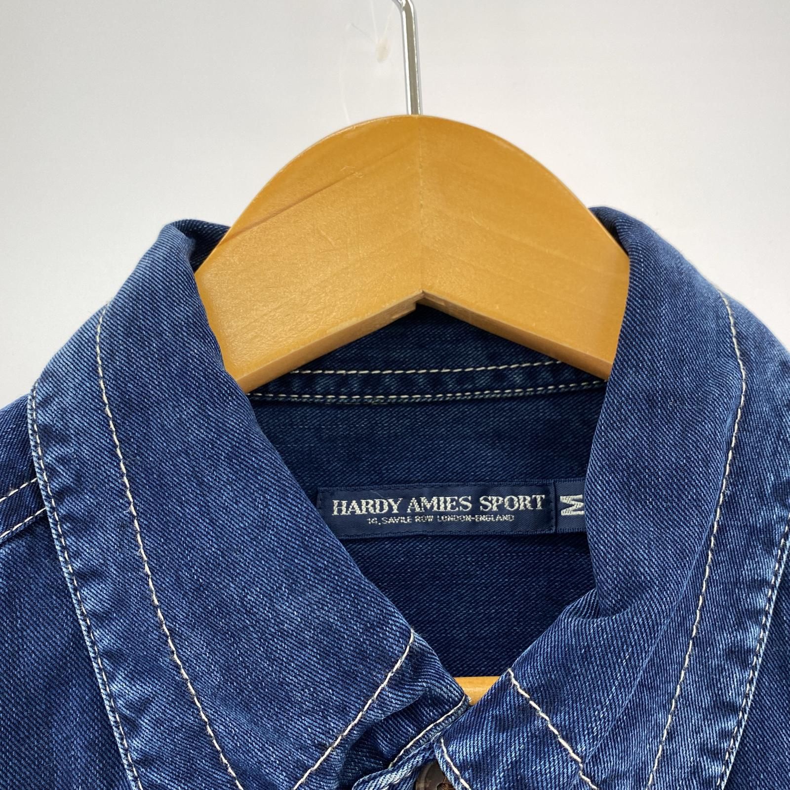 Hardy Amies ハーディエイミス 刺繍 バックプリント デニム Hardy Amies ハーディエイミス 刺繍 バックプリント デニム