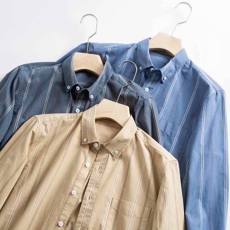 メンズ ボタンダウンシャツ Yシャツ 長袖 ボタンダウン 無地 綿 コットン オックスフォード おしゃれ カジュアルシャツ シンプル 紳士 オフィス ビジネス カジュアル ワイシャ conne596802 USTAUSTRALIA_COM_AU